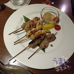 楽屋 - サテの盛り合わせ　972円