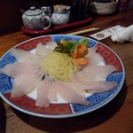 お食事処 青木 - カサゴの刺身