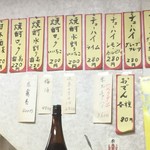 立ち飲み ENDO - メニュー