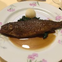 メインダイニングルーム - 日光虹鱒のソテー金谷風