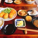 里山カフェ - 里山コロッケ定食