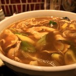 味奈登庵 - #食べログ的に撮るとこうなる。  
      肉もねぎもプリタツでウレシイ♡