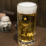 彩波 - 2017.12 生ビール（ジョッキ480円）