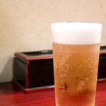 萬太郎 - 生ホッピー。見た目は生ビール