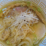 中村麺三郎商店 - 海老ワンタン塩らぁめん②