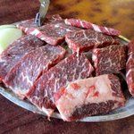 焼肉レストラン井東 - ジャンボステーキセット！