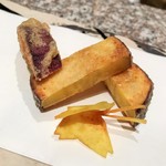 天麩羅 巽 - 五郎島金時（手前は蝶々）