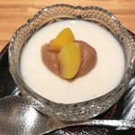 天麩羅 巽 - 洋梨のブランマンジェ