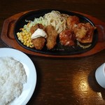 レストランナカ - 日替りランチ（チキンソテー、カキフライ）950円