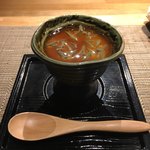 シャンパン&ワインと熟成鮨 Rikyu - 生木耳の茶碗蒸しじゅんさいのせ