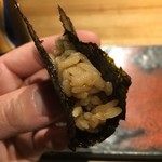 シャンパン&ワインと熟成鮨 Rikyu - 赤酢のシャリ