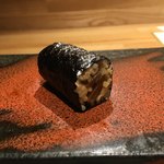 シャンパン&ワインと熟成鮨 Rikyu - かんぴょう巻き（4日炊いている）