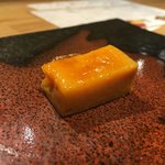 シャンパン&ワインと熟成鮨 Rikyu - 鮨屋のクリームブリュレ