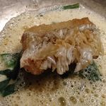 ete - 甘鯛　松かさ揚げ　雲丹ソース