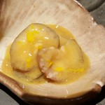 馳走 啐啄一十  - ③赤ナマコ(愛媛県産)とこのこ【このわた】(愛媛県産)