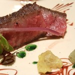 馳走 啐啄一十  - ⑮仙台牛(宮城県産)A5ランク36ヶ月未経産牝牛のイチボのローストビーフ