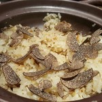 馳走 啐啄一十  - ⑱黒トリュフ(イタリア産)ご飯(プレーン&生玉子入り)