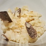 馳走 啐啄一十  - ⑱黒トリュフ(イタリア産)ご飯(プレーン)