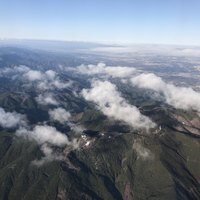 すすきの浪花亭 - 大阪空港近づく！　生駒山