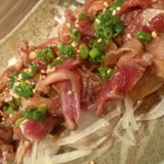 目黒 居酒屋 銀角 - 大山鶏のたたき