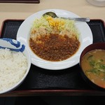 松屋 - 鶏ささみ定食・豚汁