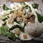 てっぱん秀S - 鉄板焼きロメインと自家製ツナのシーザーサラダ