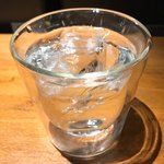 てっぱん秀S - 水のグラスもなんかオシャレ