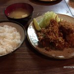 とんかつ江戸家 - カキフライ定食