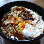 風遊斎 - ガチマヤカレー巨大餃子の中身