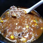 風遊斎 - ガチマヤカレーの最後はカレースープライスに変身です。