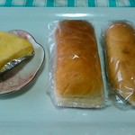 ベルナール - 料理写真:チーズタルト、牛乳クリームサンド、コッペパン（ミルキー味）