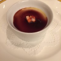 アルピーノ - フォワグラのフランとポルト酒のエッセンス