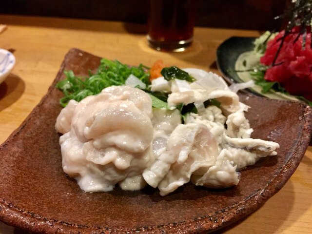 かねます - 白子とふぐの刺身 2,300円