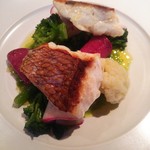 愛知県産真鯛のプランチャ