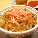 すき家 - 牛丼大盛りツユダク480円 3点セット150円 