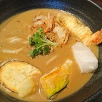 徳八 - 徳八カレーうどん(アップ)(笑)