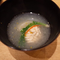 日本料理 e. - タラキク（タラ白子）と蕪の碗