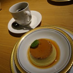 洋食 つばき - コースのデザートと珈琲