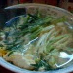 紋乃丞 - みつば豆腐つみれ煮 