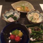 本格中華と日本酒のお店 酒廊 而空 - 前菜の盛り合わせ