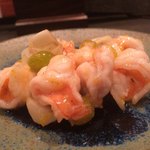 エビと銀杏と柚子の香り炒め