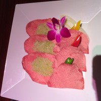 游玄亭 銀座 - 上ネギタン塩焼、みじん切りのネギが甘〜い