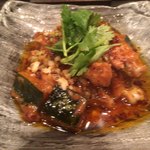 本格中華と日本酒のお店 酒廊 而空 - 鶏手羽先とかぼちゃのスパイス蒸し