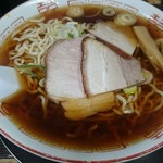 長尾中華そば - あっさり 中太麺 大盛り