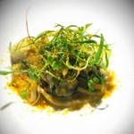 TACUBO - 自家製パスタはもちもち感というより、
      茹ですぎな印象。