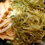 麺匠 呉屋 - 冷やしつけそば　茎わかめ増し増し