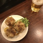 立ち呑み くにし - 揚げシュウマイ