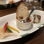 Osteria Okabe - 前菜３種