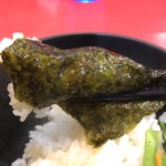 家系総本山 ラーメン 吉村家 - 【再訪】ライスをのりで巻く