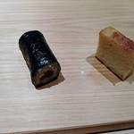 鮨 さかい - 干瓢巻きと玉子焼き